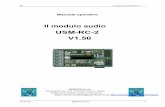 USM-RC-2 V1 - Fechtner-Modellbau Shop · GB Il modulo audio USM-RC-2 2017/01/30 BEIER-Electronic 1 Manuale operativo Il modulo audio USM-RC-2 V1.50 BEIER-Electronic Winterbacher Str.