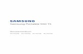 Samsung Portable SSD T5 · samsung electronics behÄlt sich das recht vor, produkte, informationen und spezifikationen ohne ankÜndigung zu Ändern.