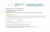 Request for Proposals BROADWAY MARKET Business Planning ... Market Business... · Request for Proposals BROADWAY MARKET Buffalo, NY Business Planning & Concept Design Services Issued: