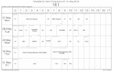 Timetable for Term 2 Post Exam (27 -31 May 2019) 1E1 school/Timetable... · CHRIST CHURCH SECONDARY SCHOOL, Singapore Timetable generated:13/5/2019 aSc Timetables BR BRL2 EM Jacqueline
