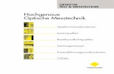 Hochgenaue Optische Messtechnik - cdn.tmi.yokogawa.comcdn.tmi.yokogawa.com/Optik_Broschuere_2.pdf · OPTISCHE TEST & MESSTECHNIK Spektrumanalysatoren Laserquellen Breitbandlichtquellen