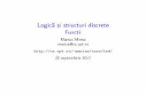 Logic a si structuri discrete - staff.cs.upt.rostaff.cs.upt.ro/~marius/curs/lsd/curs1.pdf · Programare funct, ional a ^ n ML. Vom lucra cu un limbaj ^ n care not, iunea fundamental