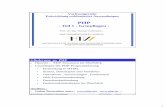 PHP - ivm108.informatik.htw-dresden.deivm108.informatik.htw-dresden.de/wiedem/fileadmin/Lehre/ewa/ewa12/ewa... · PHP5 – ab 2004 - gegenwärtig paralleler Einsatz zu PHP4 • nochmalige