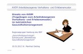 Einsatz von AVEM (Fragebogen zum Arbeitsbezogenen ... · Seite 2 © 2012 Oetting Vorläufer/Alternativen zur Erfassung der subjektiven Beanspruchung durch Arbeit Belastung = objektive