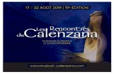 17 - 22 AOÛT 2019 | 19 ÉDITION · Gastaldon Musica Proibita 2ÈME PARTIE : Opéra Mozart Les Noces de Figaro : La vendetta - Tchaïkovsky Eugène Onéguine : Air de Tatiana , Air