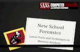 CHAD TILBURY - sans.org · The Year of Memory Forensics? 64 bit support Volatile Registry Analysis Memory Timelining Mac OS X Analysis Linux Analysis Live Memory Analysis
