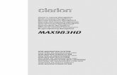 MAX983HD - clarion.com0.pdf · 130 MAX983HD Deutsch 2. Grundlegende Vorgänge Informationen zum Ein-/Ausschalten des Geräts und Details zu den Steuerelementen auf dem Bedienfeld