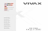 VS-1101 - vivax.com · Koristeći vakuumske vrećice i posude značajno ćete produljiti trajnost hrane i očuvati njenu kvalitetu, uz smanjenje troškova i korištenja zamrzivača