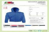 Mens - Broderie file24. HOODED SWEAT JACKET. 62-034-0. MEN’S. Fabric: 70% cotton, 30% polyester •Hooded Sweat Jacket (62-034-0) also available in . Ladies (62-118-0) and