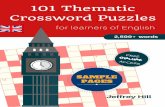 101 Thematic FREE ACCESS Crossword Puzzles · 101 Thematic Crossword Puzzles ±¾ ¤ s¾« ¾Â ± « ¤ Â FREE IC