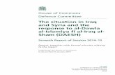 The situation in Iraq and Syria and the response to al ... · House of Commons Defence Committee The situation in Iraq and Syria and the response to al-Dawla al-Islamiya fi al-Iraq