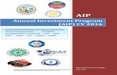 Annual Investment Program (AIP) CY 2016 - Jagna: HOME · ANNUAL INVESTMENT PROGRAM (AIP) FOR CY 2016 Page 1 AIP Local Government Unit of JAGNA Jagna, Bohol Annual Investment Program