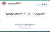 BSC Géneve - Anesthesia Equipmenteuroanaesthesia2017.esahq.org/wp-content/uploads/2015/11/2017.06.05-5... · Vaporizers • Volatile anesthetics must be vaporized before being delivered