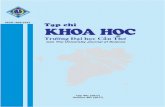 Tröôøng Ñaïi hoïc Caàn Thô - sj.ctu.edu.vn · Tröôøng Ñaïi hoïc Caàn Thô Can Tho University Journal of Science ISSN 1859-2333 Tập 48c (2017) Volume 48c (2017)