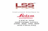 LEICA TPS mid-range series (300, 400, 700, 800 and FlexLine) · Instrument Interface to LEICA TPS mid-range series (300, 400, 700, 800 and FlexLine)