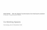 Co-Working Spaces - fh-muenster.de · Technik Kabelauslässe, Verortung Bodentanks, Medientechnik Material-scout Farbe Farbkonzepte Oberflächen Wand-Deckengestaltung, Fußbodenbelag