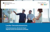 Demokratie · Inhalt. Die Landes-Demokratiezentren im Bundesprogramm „Demokratie leben! Aktiv gegen Rechtsextremismus, Gewalt und Menschenfeindlichkeit“ 8 Baden-Württemberg