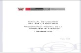“PRESENTACION DIGITAL DE LA - mef.gob.pe · PDF file4 Manual de Usuario del Aplicativo- Presentación Digital de la Rendición de Cuentas 2. REQUISITOS PARA ACCEDER AL APLICATIVO