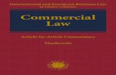 Commercial Law - dgvertriebsrecht.de · Mankowski Commercial Law Commercial Law Leinen mit Prägung, 160x240mm, P. 202, P. 533, P. 8643 International and European Business Law by