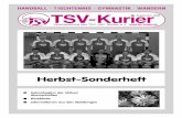 GYMNASTIK · WANDERN TSV-Kurier - tsv-modau.de · TSV-Kurier Vereinszeitung des TSV 1921 Modau e.V. September 2006 HANDBALL · TISCHTENNIS · GYMNASTIK · WANDERN Saisonbeginn der