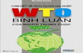 CAM KẾT VỀ DỊCH VỤ KHI GIA NHẬP WTO: Ủ ƯỜI TRONG CUỘC · vụ của Việt Nam khi gia nhập WTO. Nhiều tài liệu hỗ trợ, giải thích cam kết đã Nhiều