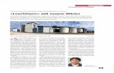 Optimierung des Holzvergasungs-Heizkraftwerks in Senden ... · bei »konventionellen« Komponen-ten wie der Brennstoffeinbringung in den Vergaser mit einem Schne-cken- und Schleusensystem.