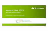 Investor Day 2019 - ir.regions.com/media/Files/R/Regions-IR/reports-and... · | 2 Scott Peters Head of Consumer Banking Group Scott Peters serves as the head of Regions Consumer Banking