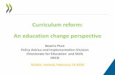 Curriculum reform: An education change perspective · Percentage of variation in performance explained by socio-economic status Strength of the relationship between performance and