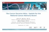 The Cancer Genome Atlas: Update for the Cancer ... - NCI DEA · The Cancer Genome Atlas: Update for the National Cancer Advisory Board Anna D. Barker, Ph.D. Deputy Director, National