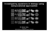Investigating questions in biology using computational ... fileMosquito Human Mosquito Liver RBC Previous comparative genomic analysis of eukaryotes suggested lack of detectable transcription