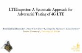 LTEInspector: A Systematic Approach for Adversarial ... · LTEInspector: A Systematic Approach for Adversarial Testing of 4G LTE Syed Rafiul Hussain*, Omar Chowdhury†, Shagufta