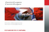 Zentrifugen Centrifuges - siebtechnik-tema.com · 6 Dem Schaden vorbeugen Siebtechnik bietet zur Schadensprophylaxe Wartungs-verträge in 3 kategorien: n halbjährliche Überprüfung