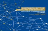 MEMBERS OF THE GERMAN DELEGATION - japan.ahk.de · 1 Marketing and Branding 1 Logistics. 4 5 GERMAN DELEGATION – G20 YEA SUMMIT 2019 G20 YOUNG ENTREPRENEURS‘ ALLIANCE FLORIAN