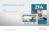 MEDIADATEN 2020 ZFA - aerzteverlag-media.de · ZFA Zeitschrift für Allgemeinmedizin / German Journal of Family Medicine ZFA 9/2019 95. JAHRGANG This journal is regularly listed in