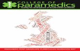 paramedics COLLEGE OF · Published by the College of Paramedics January 2017 ISBN 978-0-9558429-4-8 College of Paramedics The Exchange Express Park Bristol Road Bridgwater TA6 4RR