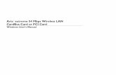 CardBus Card or PCI Card 54 Mbps Wireless LAN - Sonnet Tech · Ari a ™ e x t reme 54 Mbps Wireless LAN CardBus Card or PCI Card Windows User’s Manual