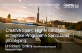 Creative Spark: Higher Education Enterprise Programme ... · PDF file•did “is it ‘just’ consumers” make you think differently? • did drawing “flush out” any stereotypes?