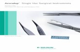 Aesculap Single Use Surgical Instruments - · PDF fileA new Standard in Surgical Instruments Aesculap® Single Use Surgical Instruments Procedure Sets Instruments for Ward Use and
