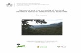 Structure and tree diversity of lowland limestone forest ... · Department of Ecology . Structure and tree diversity of lowland limestone forest on Seram Island, Indonesia . Åsa