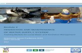 OPERATION & MAINTENANCE OF WATER SUPPLY SYSTEM - … · provides insights methods for O&M of water supply system for its on effective functioning. Operation and Maintenance of Water