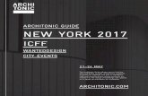 ARCHITONIC GUIDE NEW YORK 2017 · 21–24 MAY. The Architonic Guide allows you to find the . best exhibitors quickly. Architonic’s selection is purely an editorial one and is limited