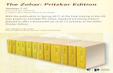 The Zohar: Pritzker Edition - onixdb.com Zohar 12 Vol Set.pdf · The Zohar: Pritzker Edition This is the first translation ever made from the critical Aramaic text Sefer ha-Zohar,