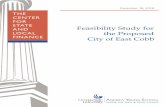 Feasibil ity Study for - eastcobbcityhood.files.wordpress.com · 18.12.2018 · Feasibility Study for the Proposed City of East Cobb cslf.gsu.edu. Table of Contents . Executive Summary