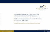 EBA Final Guidelines on ICAAP and ILAAP information ... · (SIs) within the Single Supervisory Mechanism (SSM) from November 2014 onwards. Thus, the ECB is responsible for carrying