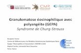 Granulomatose éosinophilique avec polyangéite (GEPA ... · Granulomatose éosinophilique avec polyangéite (GEPA) Syndrome de Churg-Strauss Benjamin Terrier Centre de Référencepour