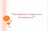 Unconfined compression strength Instrument Set Up compressive strength test..pdf · INTRODUCTION The main object of the test is to determine the unconfined compressive strength (q