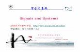 Siggynals and Systems - cse.zju.edu.cncse.zju.edu.cn/eclass/attachments/2013-02/01-1362051286-2227.pdf · 第二章 LTI 系统的时域 ... 基本概念——信号的分类 分类：