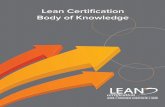 Lean Certification Body of Knowledge - sme.org · v3.0, december 2008 | page 2 of 6 lean certification body of knowledge rubric version 3.0 weightings per exam tactical strategic