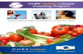 C.H.E.K HOLISTIC LIFESTYLE COACH - HQH Fitness · Health and Fitness through Practical Nutrition & Holistic Lifestyle Coaching Program (HLC) does not include ‘quick fixes’- which