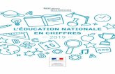 L’ÉDUCATION NATIONALE EN CHIFFRES ... · PDF fileles personnels et établissements 1 145 300 personnels sont en poste à l’Éducation nationale en 2018-2019 61 900 écoles et